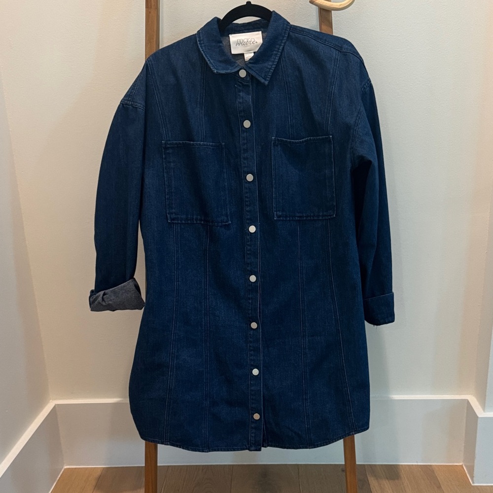 Mare Mare Denim Shirt Dress